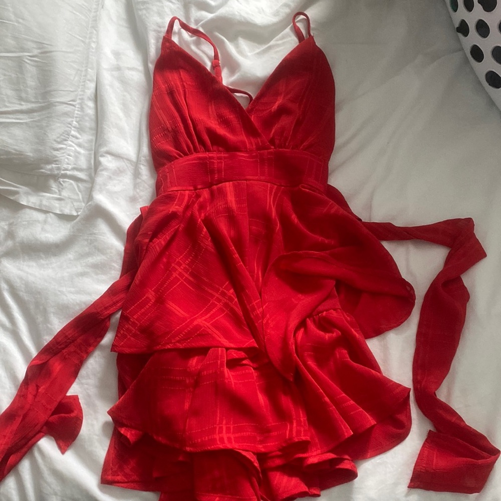 Pink Lily romper